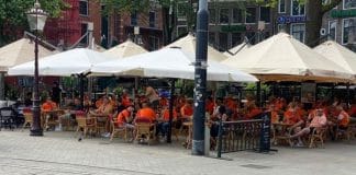 EK-wedstrijden toegestaan op terrassen in Amsterdam