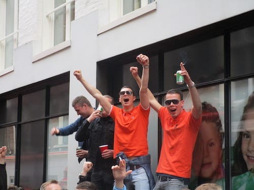 1 biertje koningsdag amsterdam 